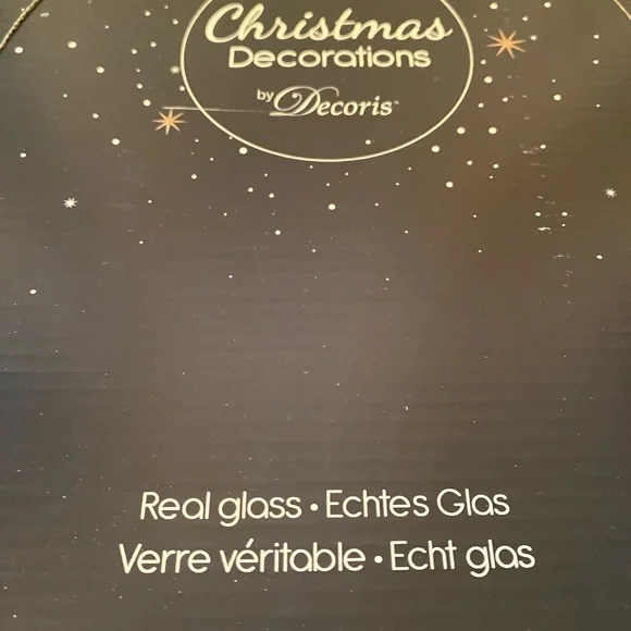 **NEW** Christmas Ornaments Shades of blue.12 ornaments/box. - Picture 5 of 14